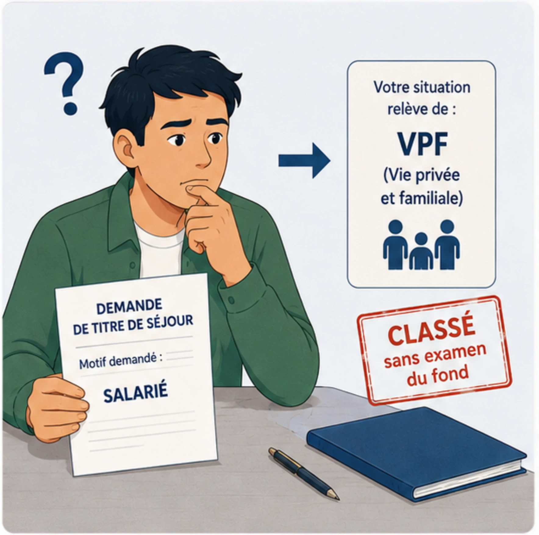 Le mauvais motif : Un piège classique qui transforme une première demande de titre de séjour en cauchemar