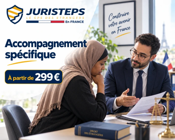 Accompagnement spécifique en France – accompagnement juridique personnalisé JuriSteps à partir de 299 €